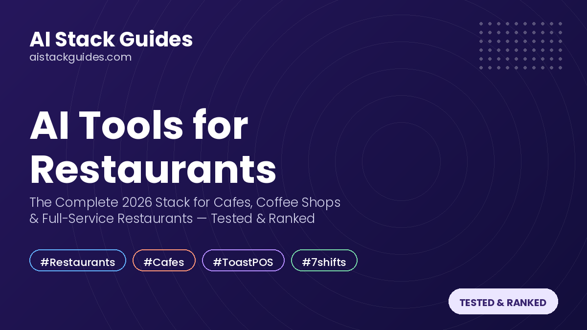 Best AI Tools for Restaurants and Cafes in 2026: The Complete Stack